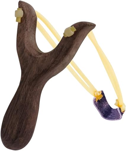 Fatiya Wooden catapult slingshot Brown