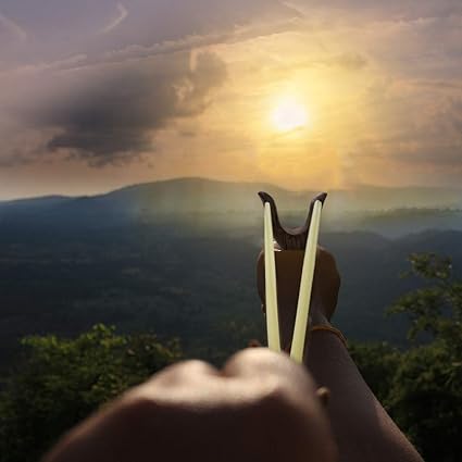 Fatiya Wooden catapult slingshot Brown