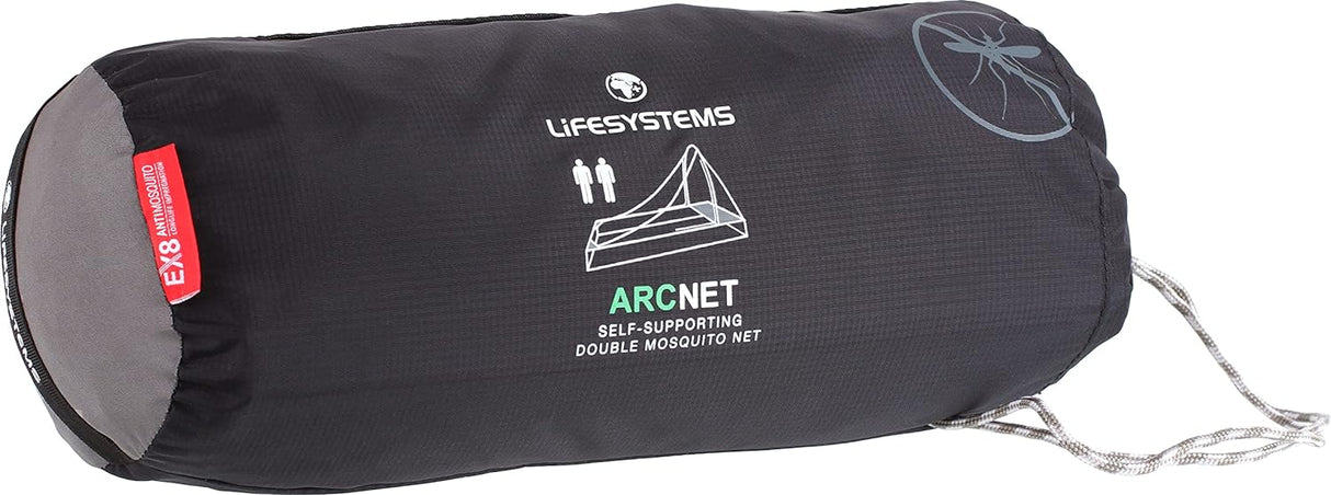 Lifesystems ArcNet Freestanding Self-Supporting Bed Mosquito Net Single White