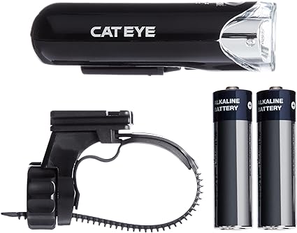 CatEye Hl-EL135 Led Bright Front Light Two Light Mode Black