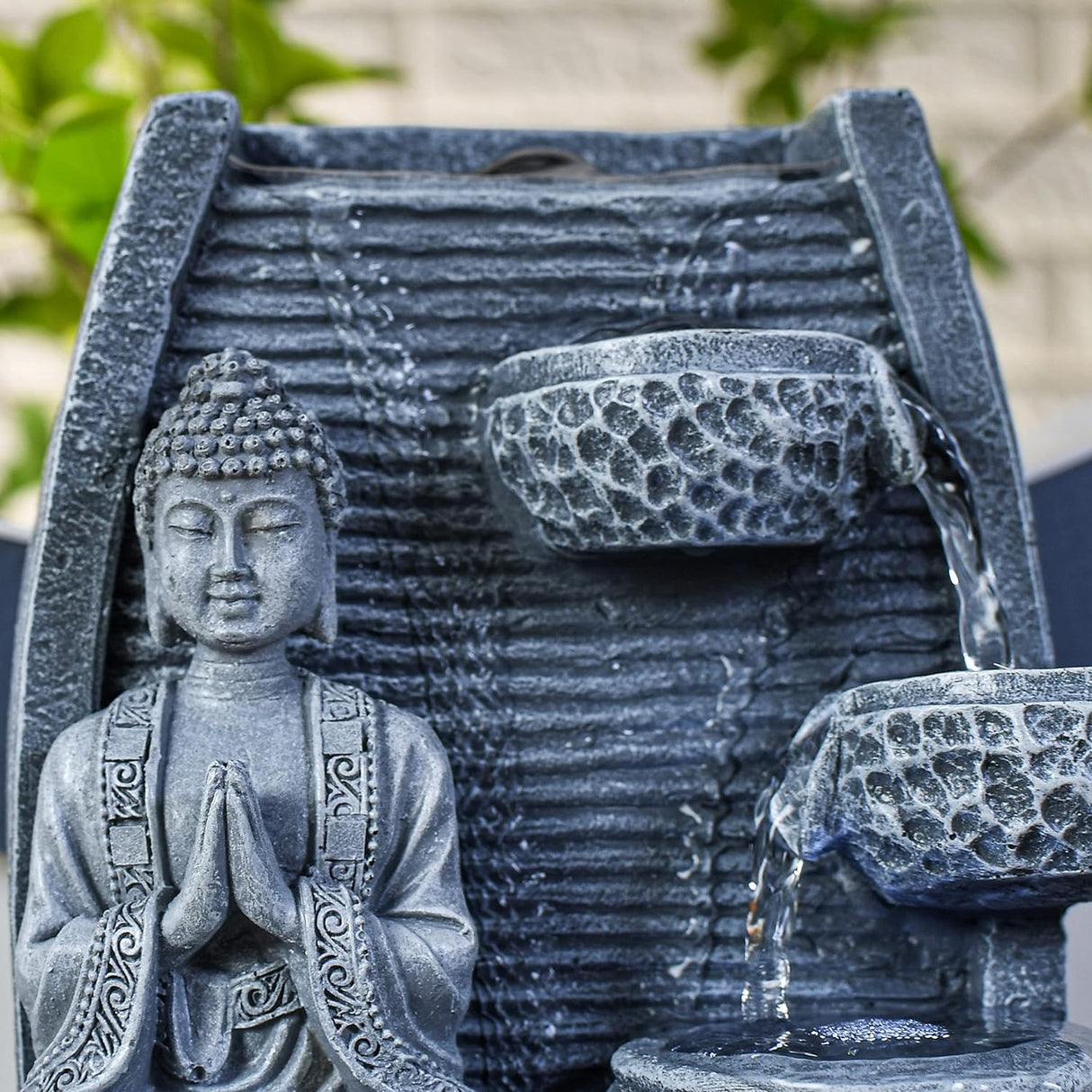 Indoor Fountain Feng Shui Wisdom Grey