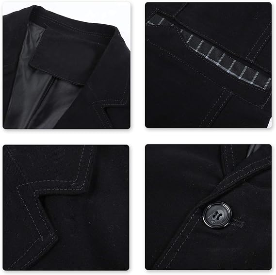 Allthemen Mens Slim Fit Jacket