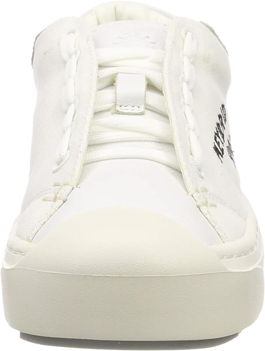 heybrid Women's Lace-Up Sneaker Mit Stickerei Trainer Natural 41 EU (7 UK)