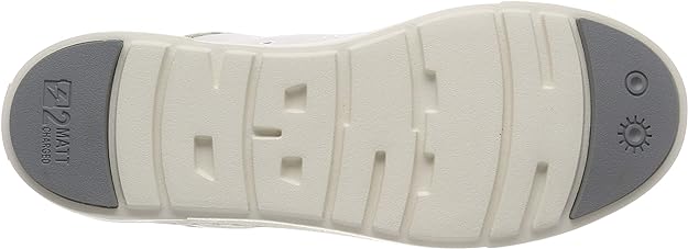 heybrid Women's Lace-Up Sneaker Mit Stickerei Trainer Natural 41 EU (7 UK)