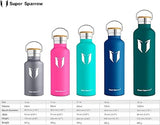 Super Sparrow Stainless Steel Water Bottle Vacuum Insulated BPA Free Frost