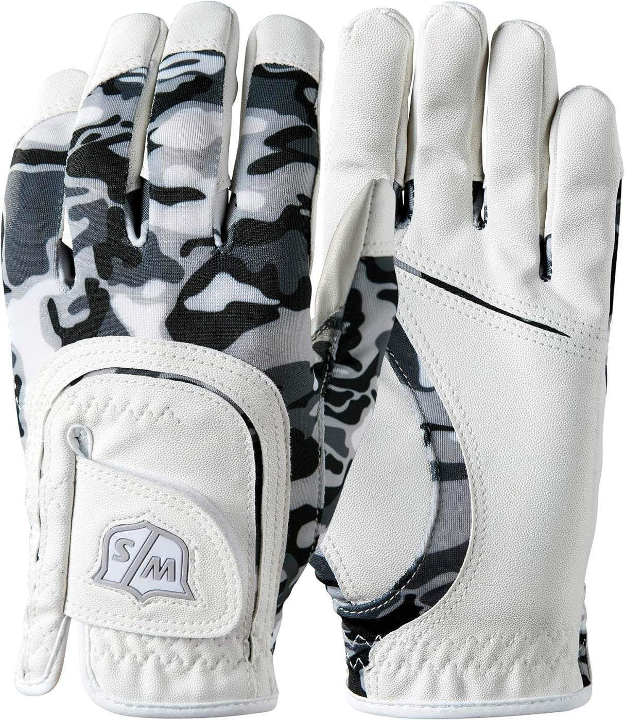Wilson Staff Gold Glove Fit-All One Size For Adolescents Left Hand White/Black
