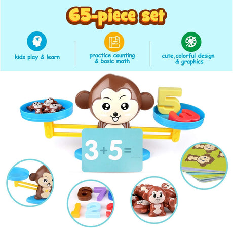 BBLIKE Math Toy 65 Pieces