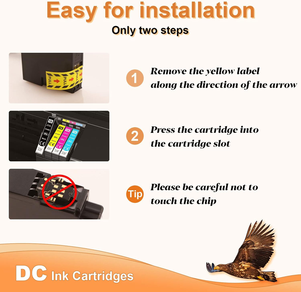D&C Compatible Ink Cartridge Replacement