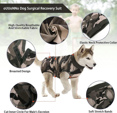 oUUoNNo Recovery Suits for Dogs