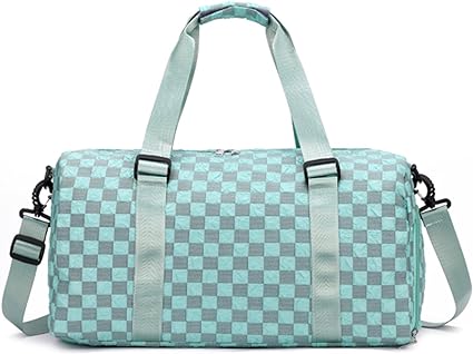 Eco Memos Sports Bag for Women Carry On Weekend Bag Crossbody Bag (Light Pink)