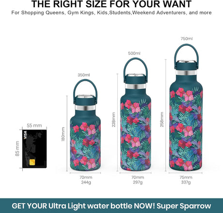 Super Sparrow Ultralight Water Bottle Stainless Steel