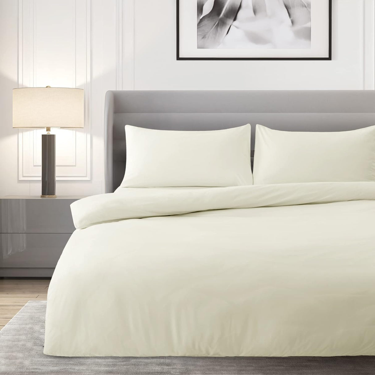 Deconovo 2 Pack Brushed Microfiber Pillowcases