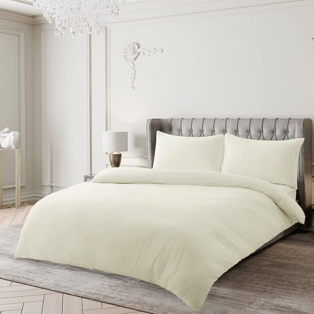 Deconovo 2 Pack Brushed Microfiber Pillowcases