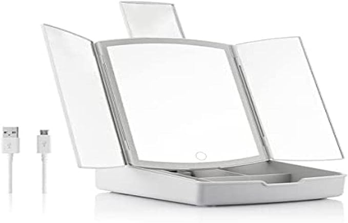 InnovaGoods Panomir Folding LED Mirror