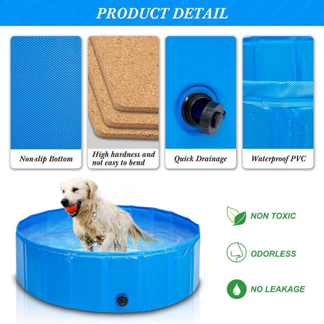 Actask Paddling Pool for Pets