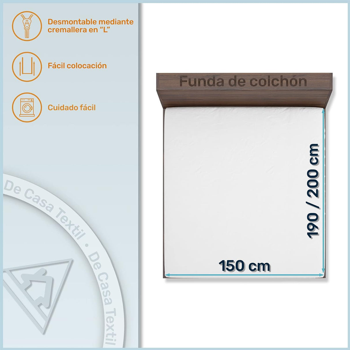 Breathable Microfibre Mattress Cover Anti-Bacteria