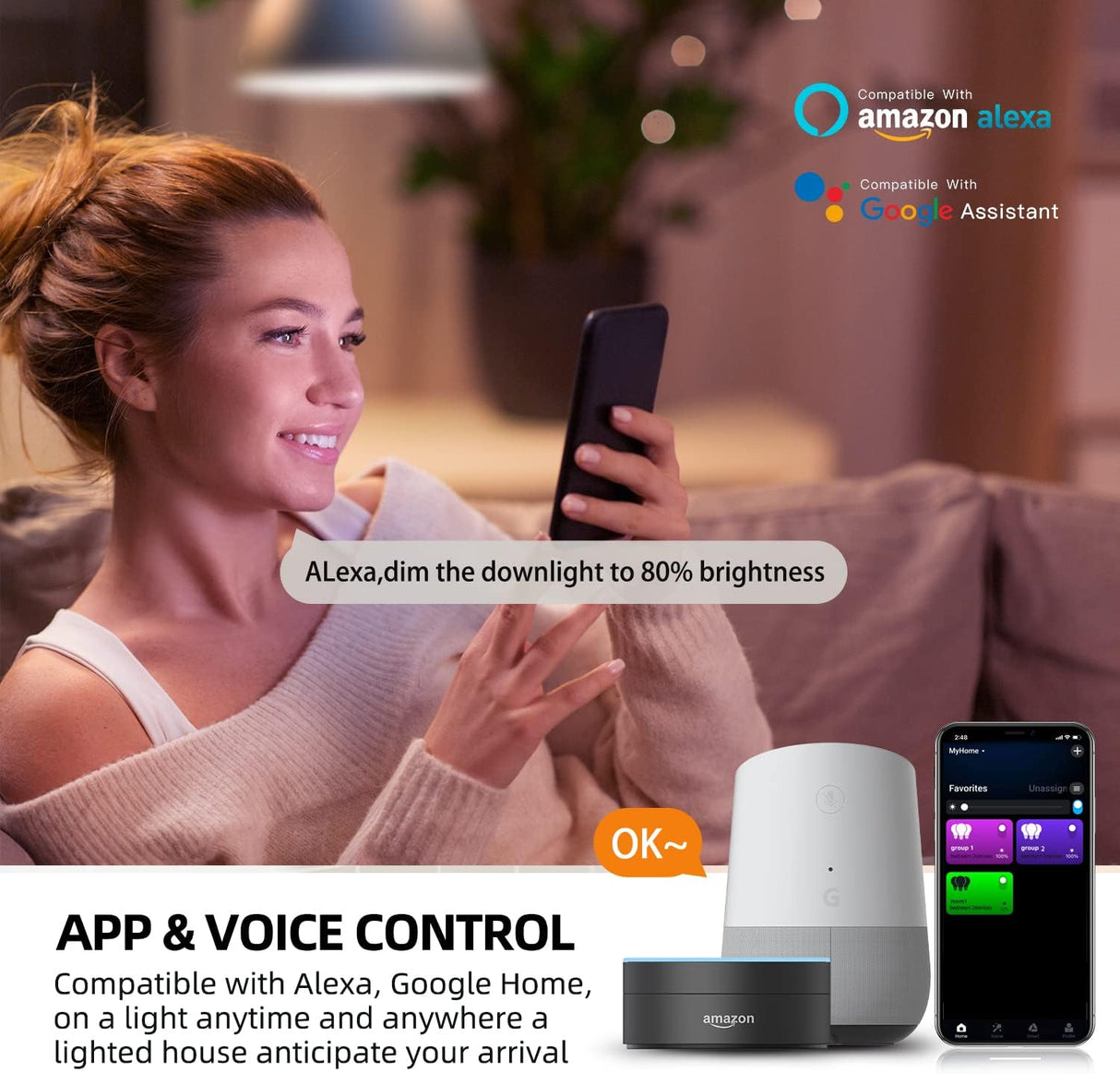 GRIFEMA E27 Smart Bulb Multicolor