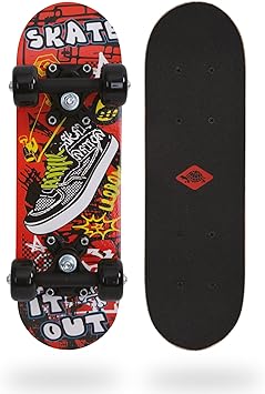 Schildkröt Skate It Out Mini Skateboard 17 Inches Plastic Wheels 50 x 30 mm