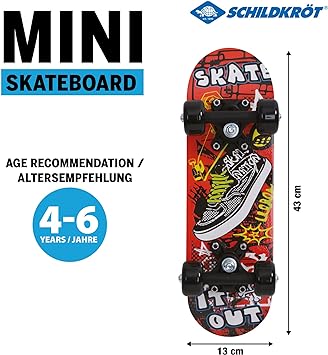 Schildkröt Skate It Out Mini Skateboard 17 Inches Plastic Wheels 50 x 30 mm