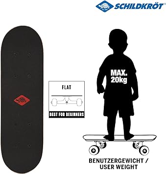 Schildkröt Skate It Out Mini Skateboard 17 Inches Plastic Wheels 50 x 30 mm