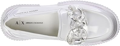 Armani Exchange Women's Loafer Upper Transparent Sole Comfort Fit 3.5 UK