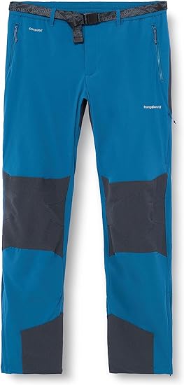 TRANGO Men's Pant Long Prote Pull On Trousers Machine Wash Blue XL