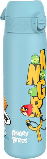 Ion8 Angry Birds Water Bottles Leak Proof One-Finger Open Angry Medium