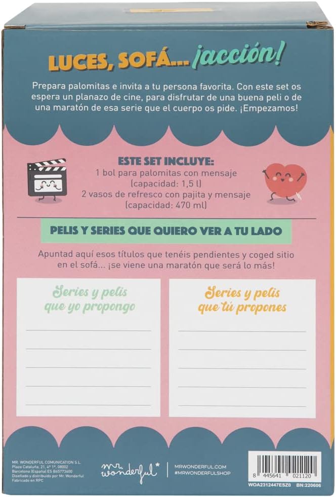 Mr. Wonderful WOA2312447ESZ0 Cinema Flat Set