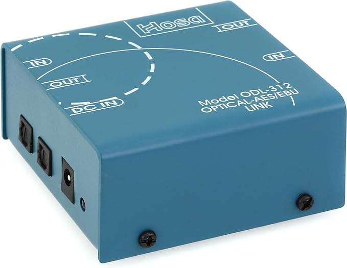 Hosa ODL-312 Digital Audio Interface Blue