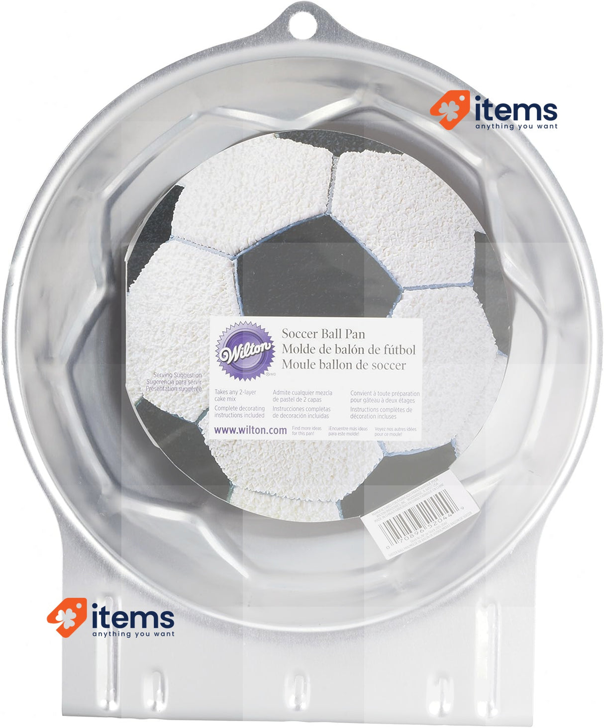 Wilton Soccer Ball Cake Tin, 22cm x 9cm (8.75in x 3.5in) <p>Kick off just about