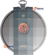 MasterClass Round Cake Tin 15 cm, With Loose Base, Non-Stick, Carbon, 6 inches