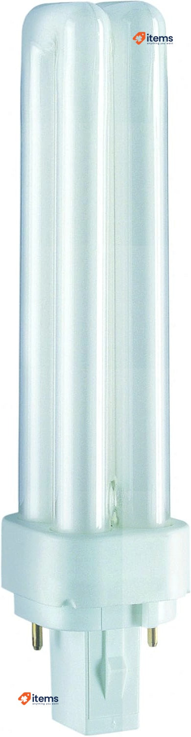 Osram G24d-1 Dulux D13w/870 - Compact Fluorescent Bulb, Cool White Light (13 W)