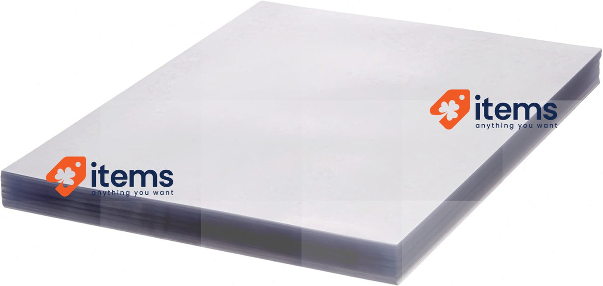 Fellowes A4 Binding Cove 100 - 40 Clear PVC Covers Micron Transparent Protective
