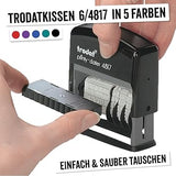 Trodat Date Stamp Printy 4817, Self-inking Black