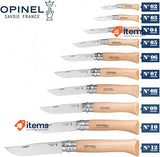 Opinel No.10 Stainless Steel Folding Knife with Beechwood Handle Box Box of 6