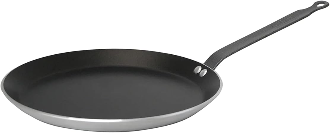 De Buyer 8185.30 Choc Pancake Pan Metallic Silver