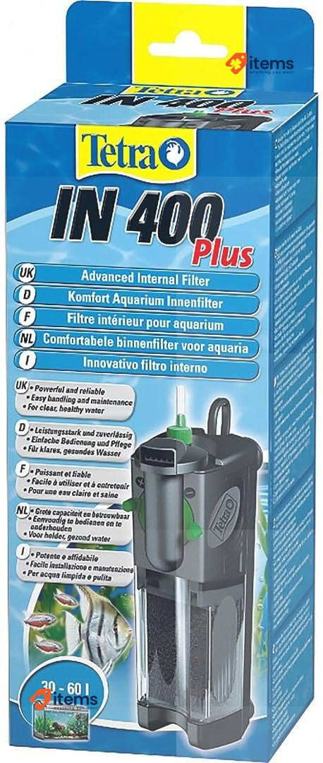 Tetra IN 400 plus Aquarium Internal Filter - Filter for Clear and Healthy Water