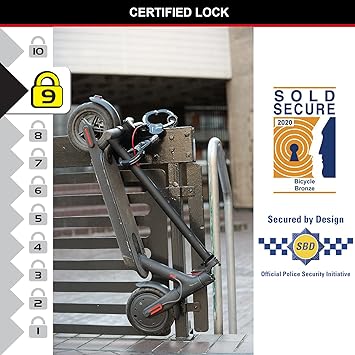 Master Lock Certified Buoys, Anti-Theft Lock - Police Approved Black