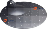 KitchenCraft Metal Pan Lid, Splash Protection With Handle And Air Holes 31cm