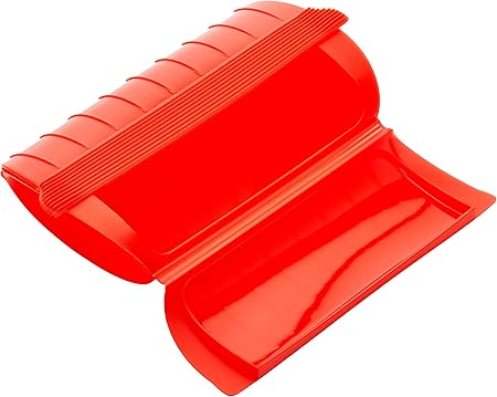 Lékué 3400600R10U004 Steam Case Without Tray, Red