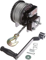 Kerbl cable winch, hand winch 720 kg, mit 20m Seil