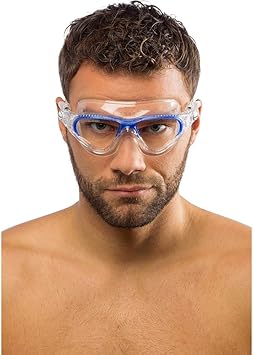 Cressi Cobra-Ideal Swim Goggles for Swimming Pool, Triathlon Blue