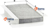 MANN-FILTER CUK 3337 Cabin Air Filter - CARS + TRANSPORTERS