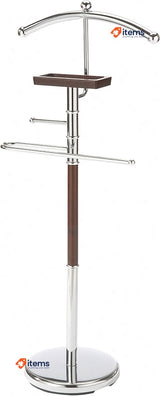 axentia Godiva Floor Standing Clothes Valet, High Gloss Standing Suit Hanger
