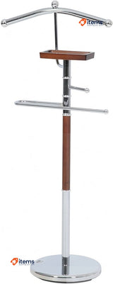 axentia Godiva Floor Standing Clothes Valet, High Gloss Standing Suit Hanger