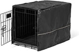 MidWest Homes for Pets Dog Crate Cover with Teflon Fabric Protector Black