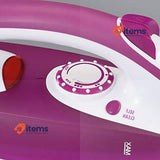 SEVERIN Steam Iron With Ceramic - Coated Sole And Non Stick Effect White/Purple
