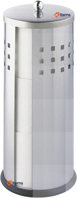 Wenko 16636100 Spare Toilet roll Holder Ancona Matt, Metal Stainless Steel