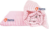 Bino 83699 White Dolls Wooden Crib Size approx 49x37x36 cm Pink Mattress Linens