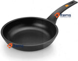 BRA Efficient Aluminium Frying Pan, 20 cm, Cast, Black